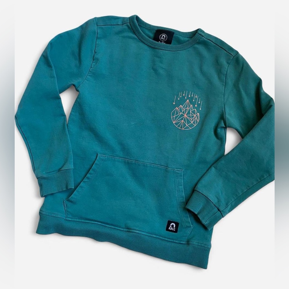 Rags To Raches Geode Crewneck Sweatshirt Kids Size 3-4